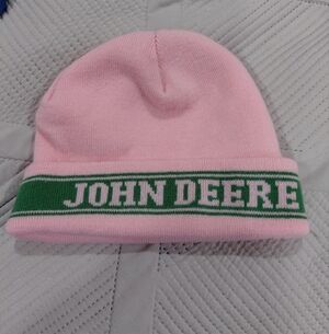 John Deere Pink and Green Kids Hat